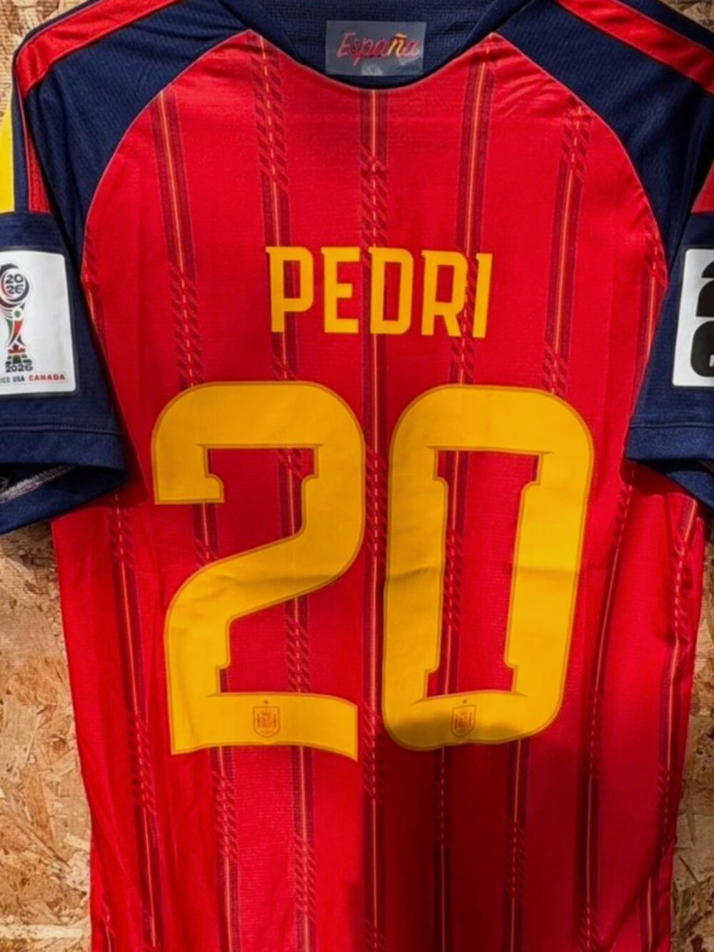 Adidas 2026 World cup Spain Jersey - Pedri